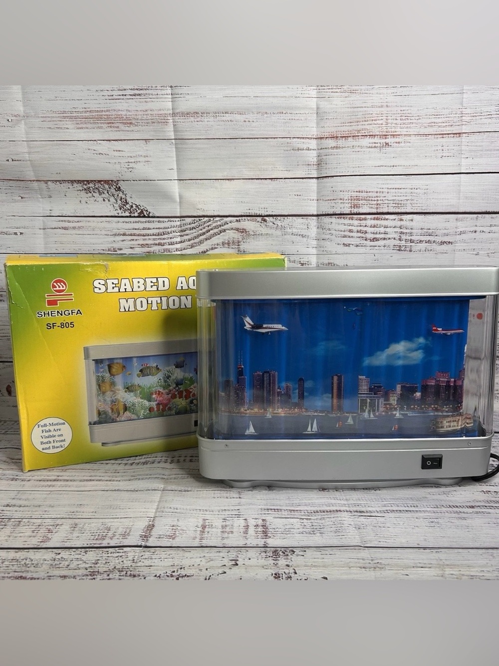 Chicago Skyline Motion Light-Up Lamp Old Skyline
